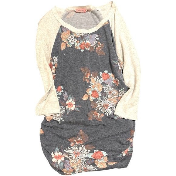 Maternity Hello MIZ 3/4 sleeve shirt | Size Medium - Picture 1 of 2